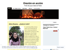 Tablet Screenshot of oracionenaccion.com